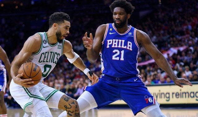 开云体育入口-恩比德：不被包夹能场均50分 塔图姆拥有超级球队