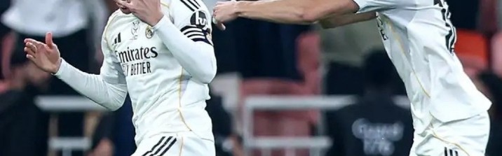 开云体育官网-姆巴佩伤缺 巴尔韦德造2球 皇马2：1淘汰马竞 将和巴萨争冠